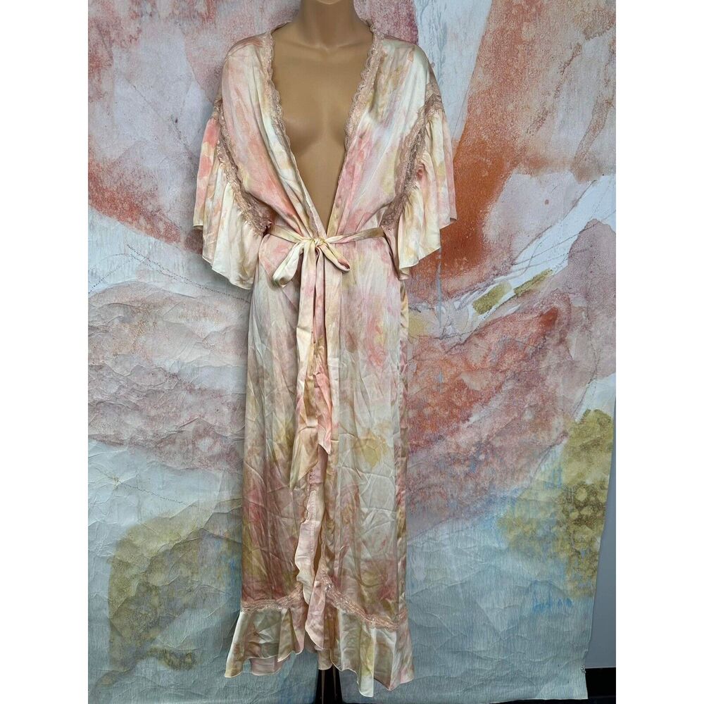 Free People Moonbeams Washed Robe $198 - Picture 4 of 7